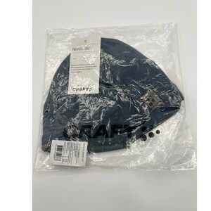 Craft Nordic Ski Microfleece Hat Blaze Melange Blue Beanie 1911719-396200 NEW